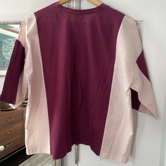 BODICE Colorblock Maroon Blouse - Picture 9 of 15